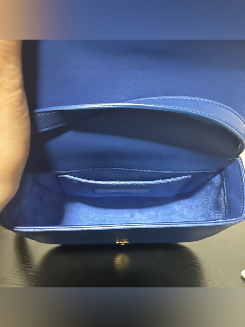 Saint Laurent Université Blue Small Shoulder Bag - Picture 7 of 11